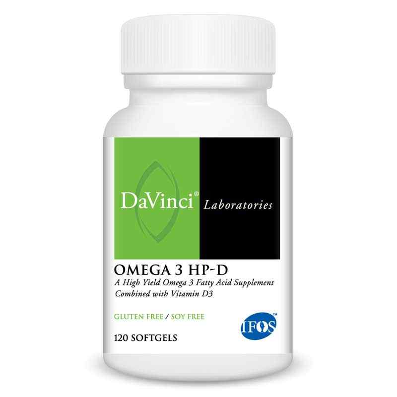 Omega 3 HP-D, 120 Softgels, by DaVinci Labs