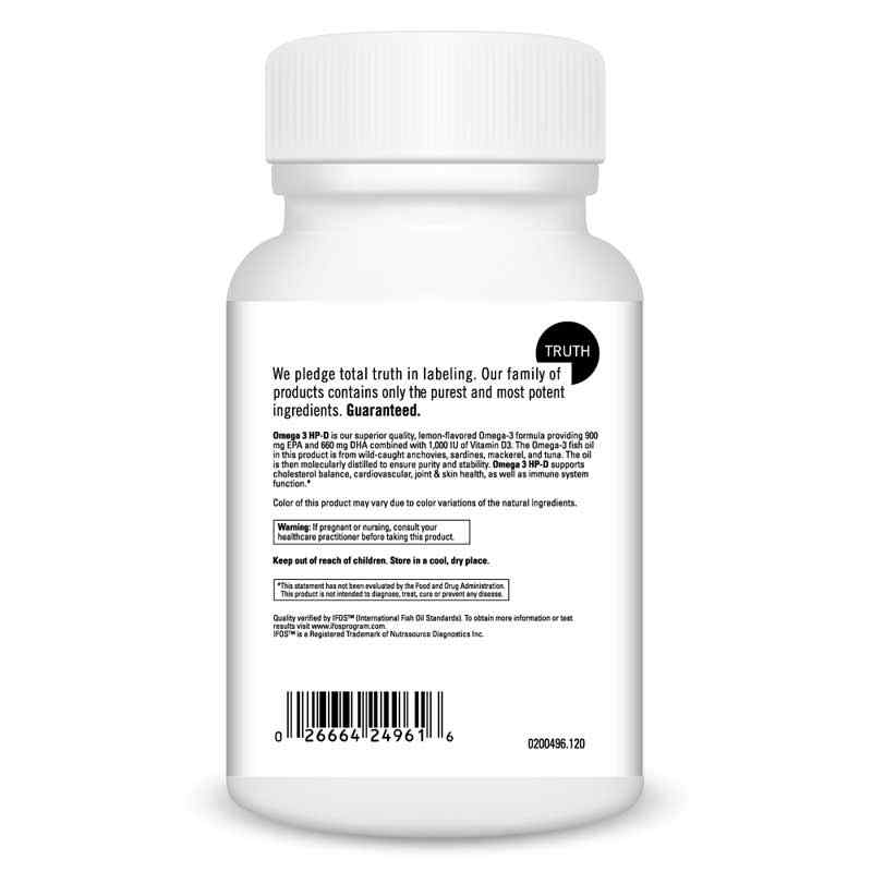 Omega 3 HP-D, 120 Softgels, by DaVinci Labs, image #3
