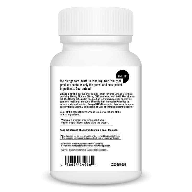 Omega 3 HP-D, 60 Softgels, by DaVinci Labs, image #3