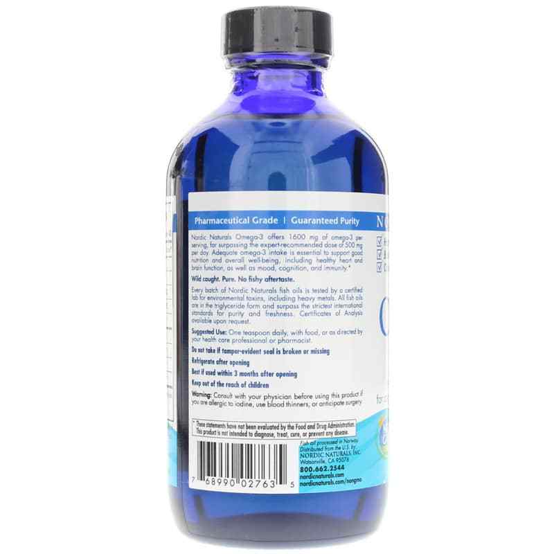 Omega-3 Liquid Lemon, 8 Oz, by Nordic Naturals, image #3