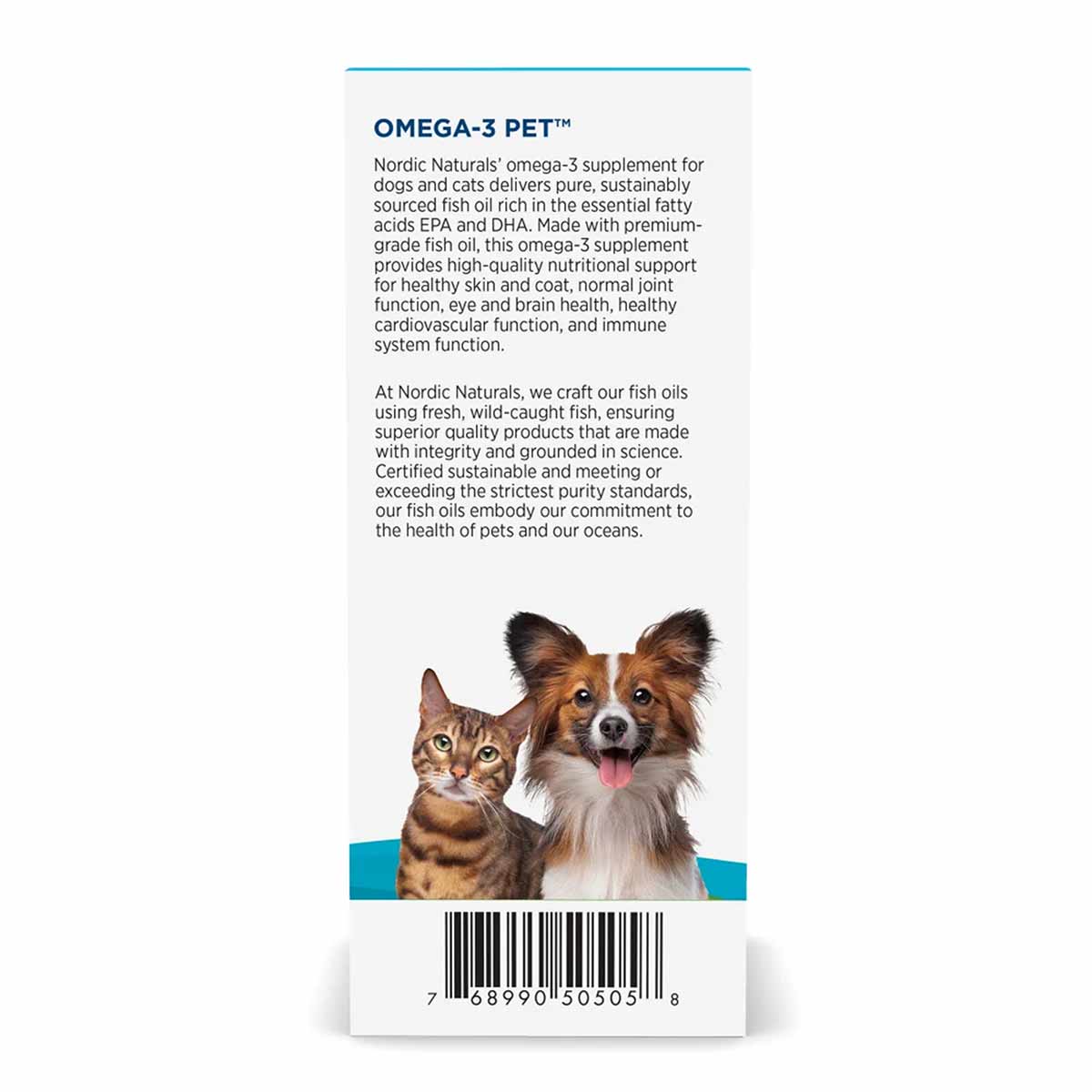 Omega-3 Pet Liquid for Cats & Small Dogs, 2 Oz, by Nordic Naturals