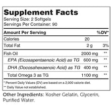 Omega 3 Platinum, 180 Softgels, by Zahler, image #4