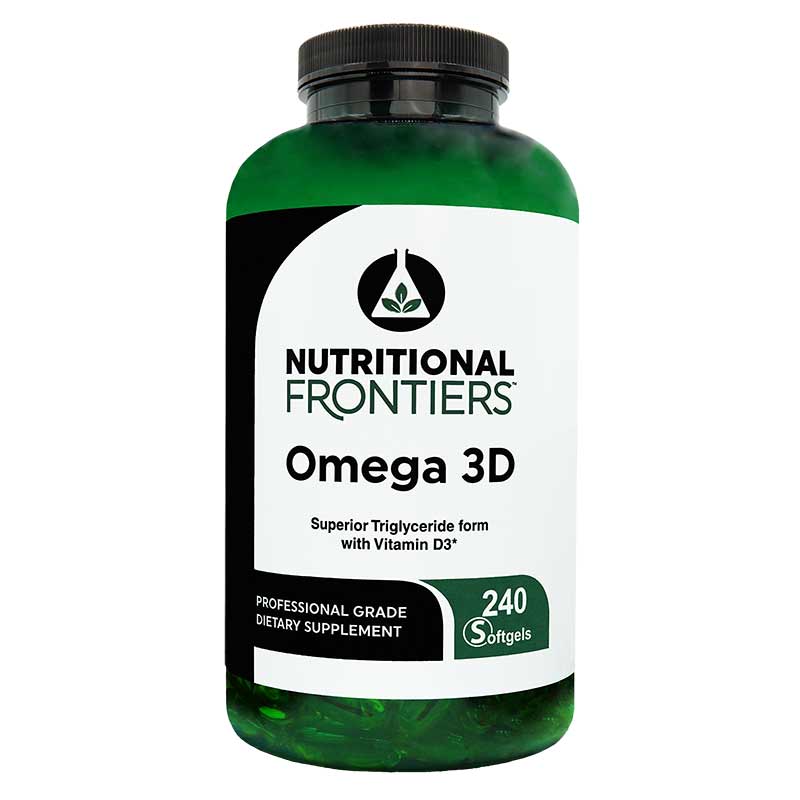 Omega 3D, 240 Softgels, by Nutritional Frontiers