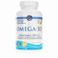 Omega-3D Lemon Softgels, 120 Softgels, by Nordic Naturals