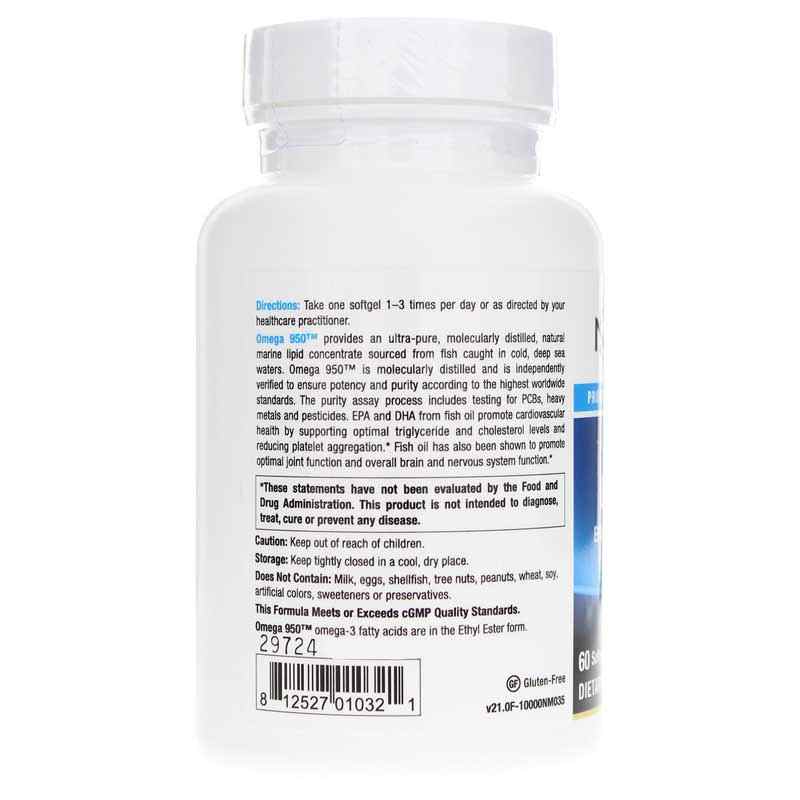 Omega 950, 60 Softgels, by NuMedica, image #3