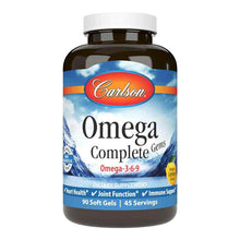 Omega Complete Gems, 90 Softgels, by Carlson Labs