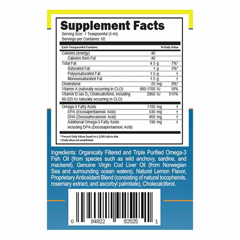 OmegA+D Sufficiency Lemon Oil, 300 Ml, by Innate Choice , image #2