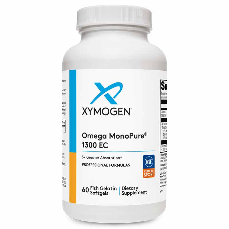 Omega MonoPure 1300 EC, Xymogen – Professional Supplement Center