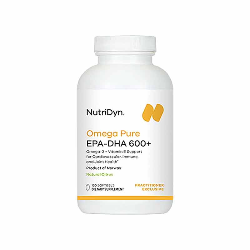 Omega Pure EPA-DHA 600+, 120 Softgels, by NutriDyn