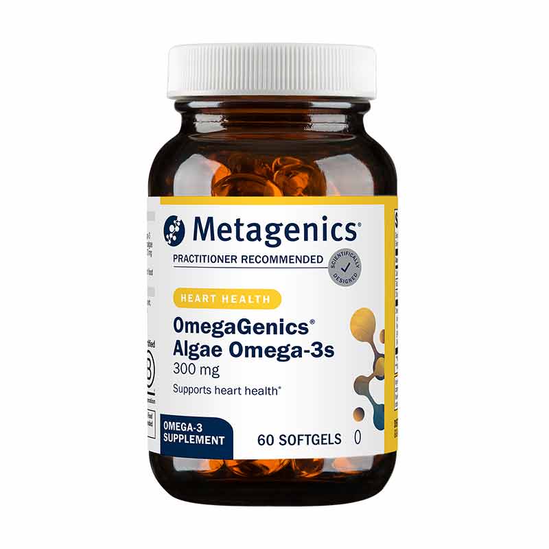 OmegaGenics Algae Omega-3s, 60 Softgels, by Metagenics