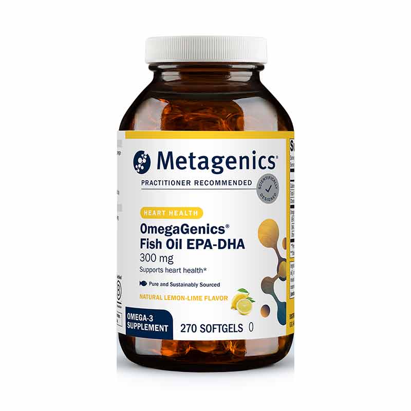 OmegaGenics Fish Oil EPA-DHA 300 mg, by Metagenics