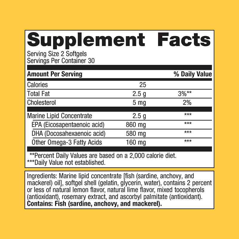 OmegaGenics Fish Oil EPA-DHA 720 mg, 60 Softgels, by Metagenics, image #2