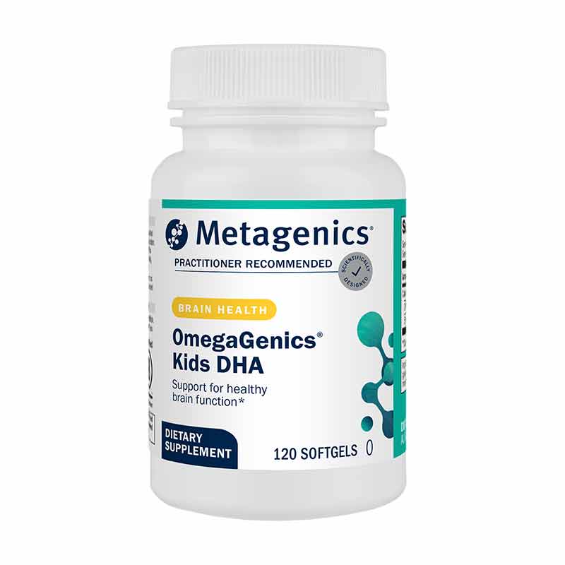 Omegagenics Kids DHA, 120 Chewable Softgels, by Metagenics