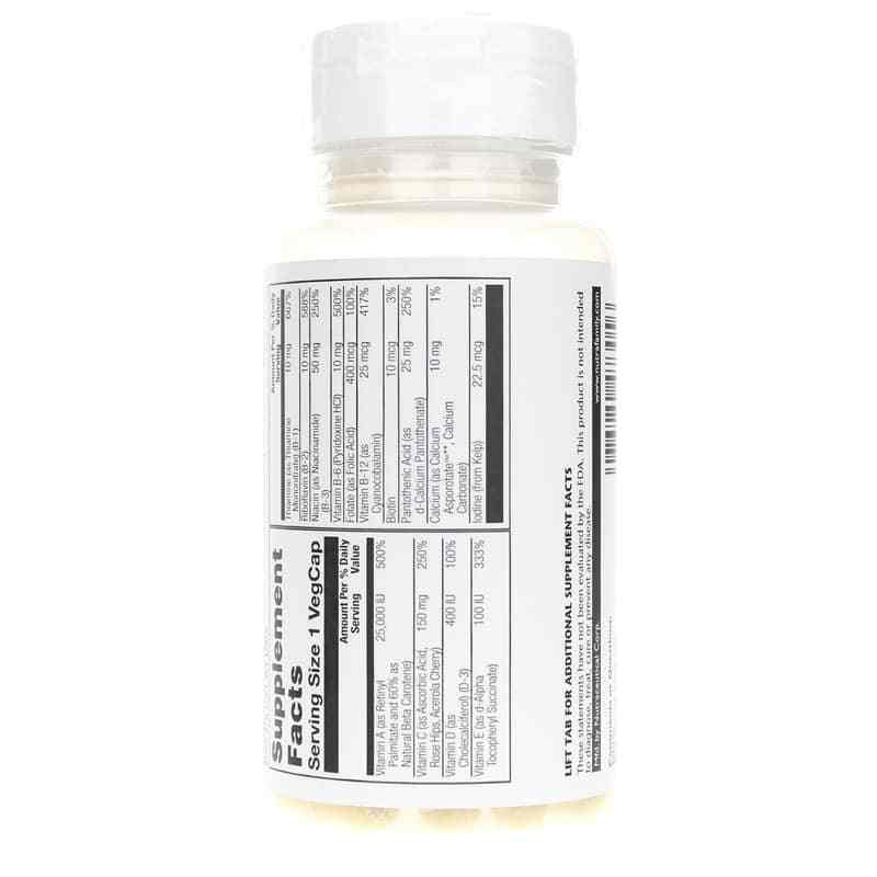 Once Daily High Energy Multi-Vita-Min Iron Free, 60 Veg Capsules, by Solaray, image #3