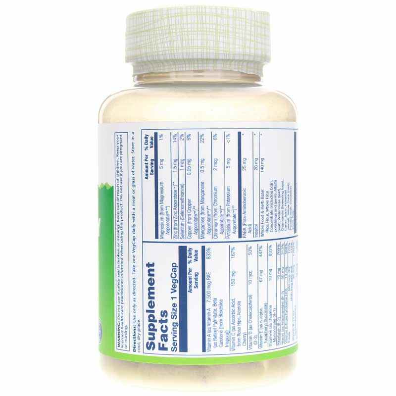Once Daily High Energy Multi-Vita-Min Iron Free, 90 Veg Capsules, by Solaray, image #2