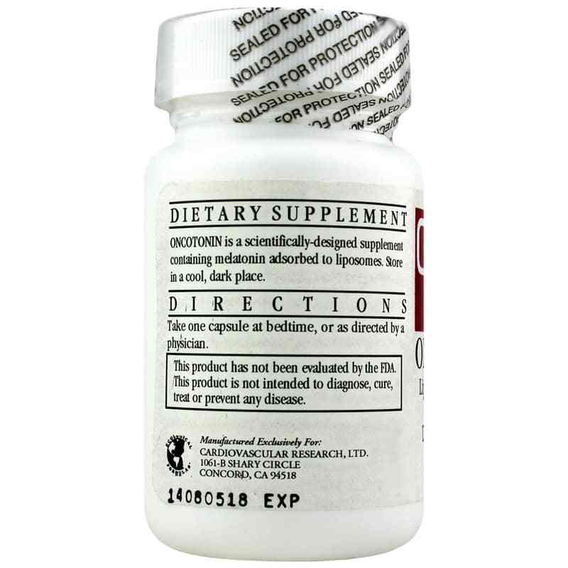 Oncotonin Liposomal Melatonin 10 Mg, by Cardiovascular Research, image #3