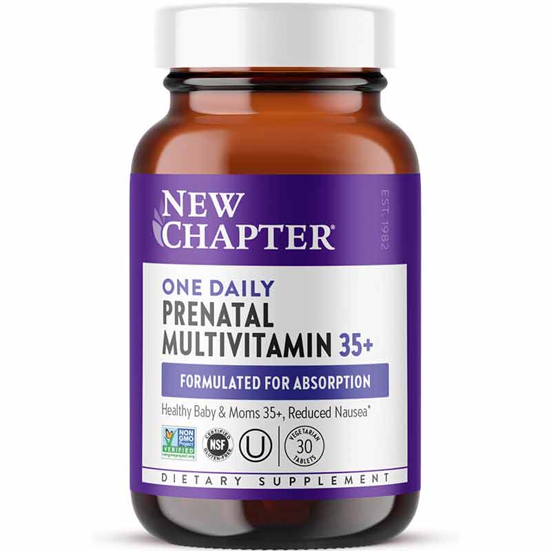 One Daily Prenatal Multivitamin 35+, by New Chapter