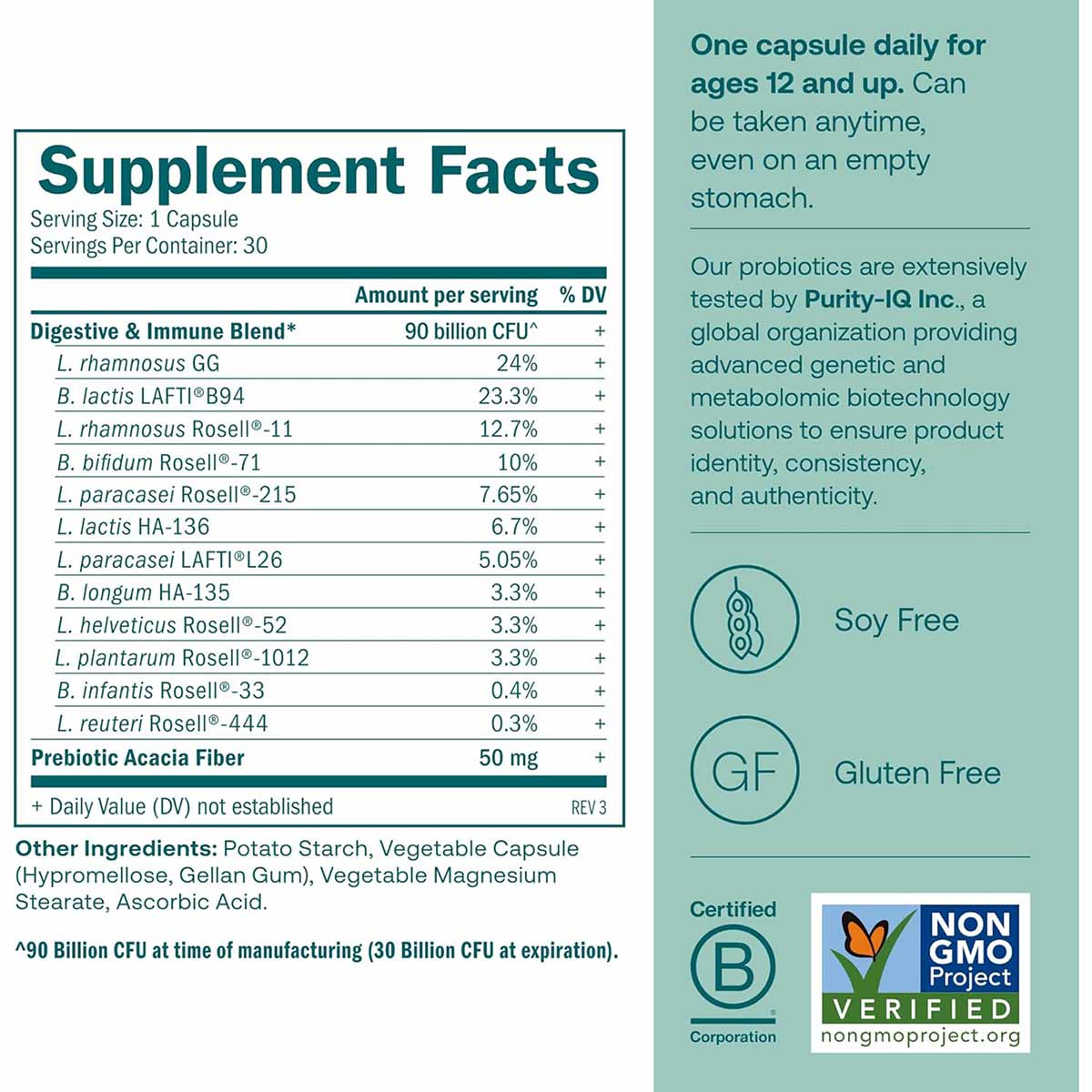 One Daily Probiotic, by True Grace