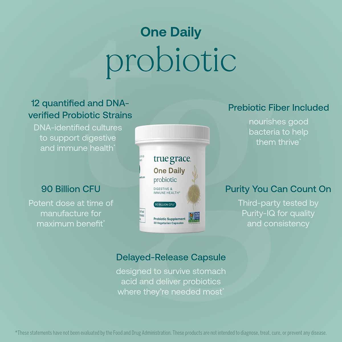 One Daily Probiotic, by True Grace