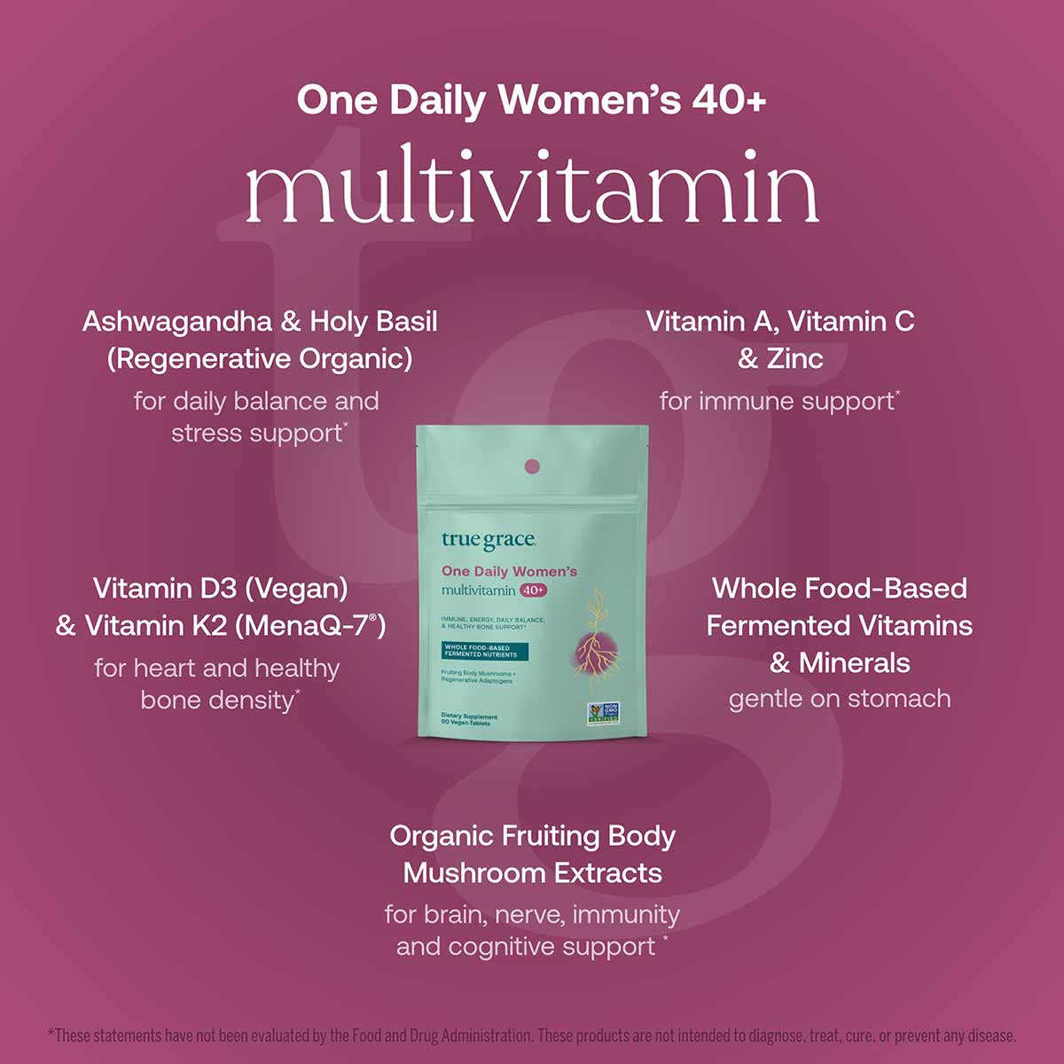 One Daily Women's 40+ Multi, by True Grace