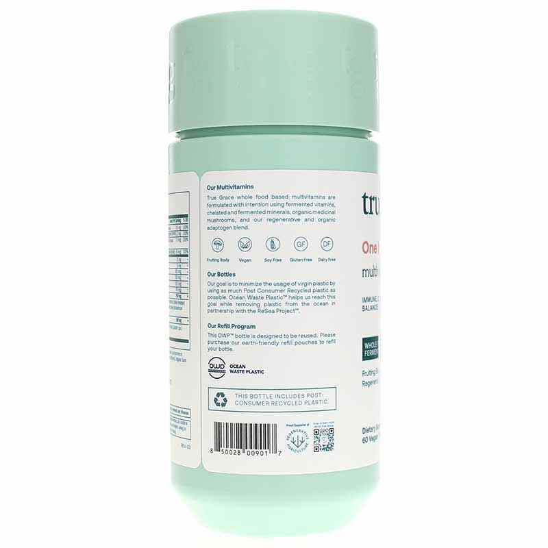 One Daily Women's Multi, 60 Vegan Tablets, by True Grace, image #4