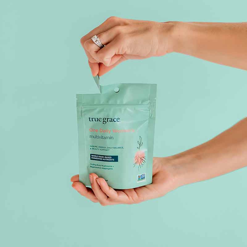 One Daily Women's Multi, 90 Vegan Tablets, by True Grace, image #3