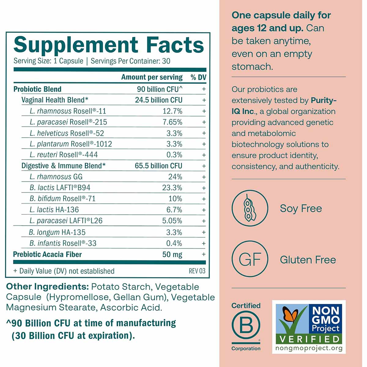One Daily Women's Probiotic, by True Grace