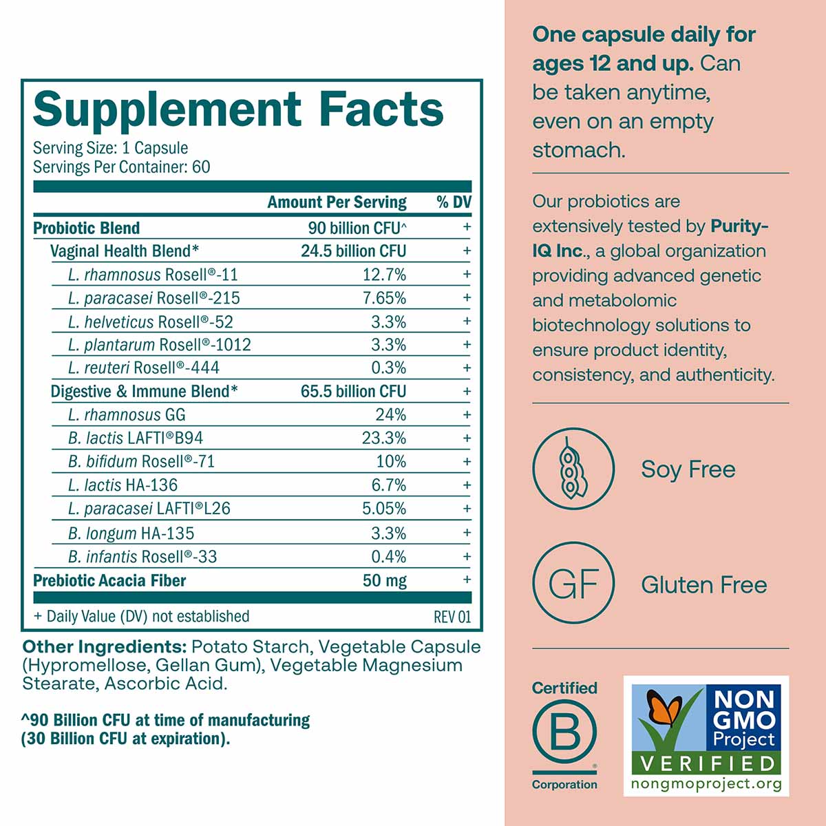 One Daily Women's Probiotic, by True Grace