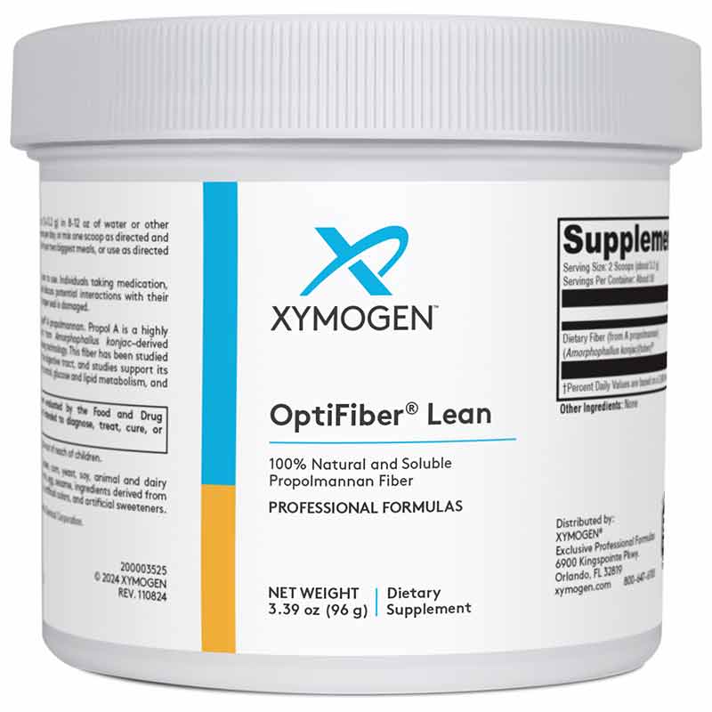 Optibiber OptiFiber Lean Powder, Xymogen – Professional Supplement Center