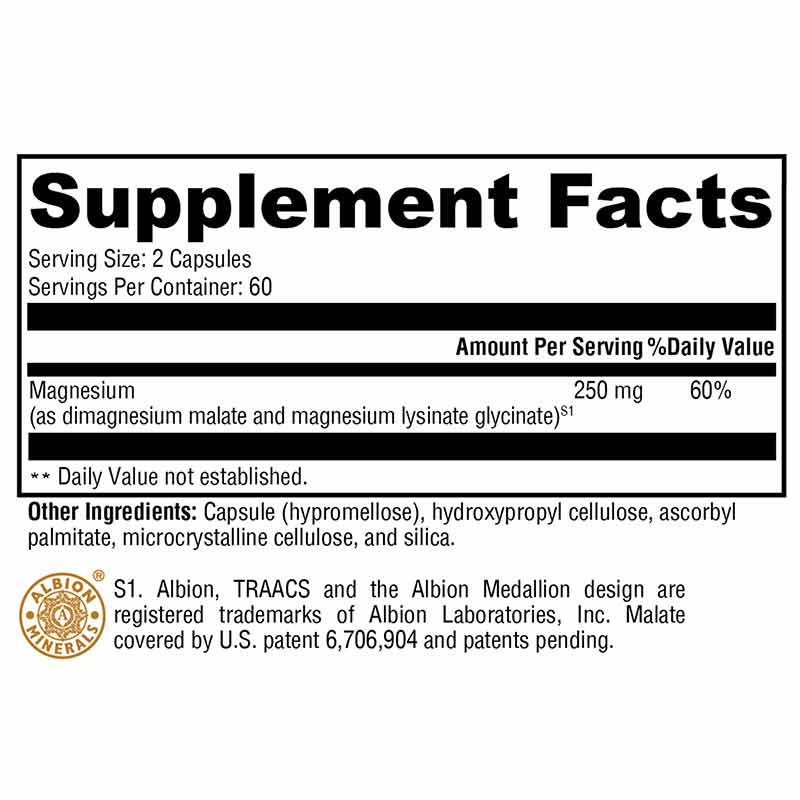 OptiMag 125, 120 Veg Capsules, by Xymogen, image #2