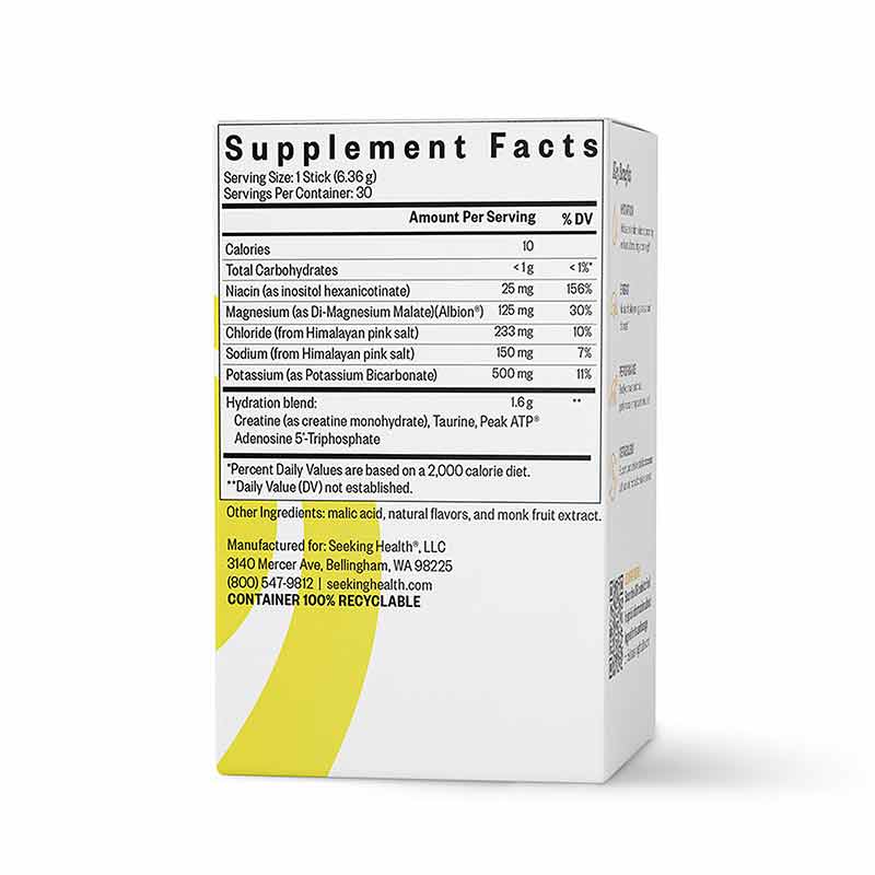 Optimal Electrolyte Sticks, Lemonade, by Seeking Health, image #2