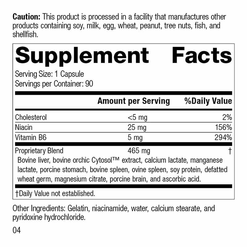 Orchex, 90 Capsules, by Standard Process, image #2