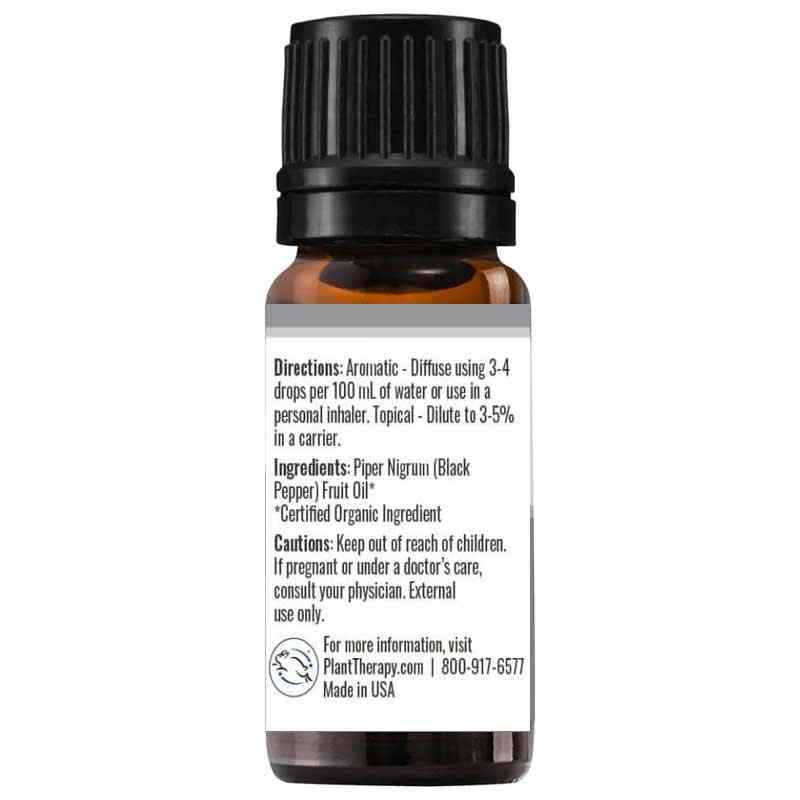 Organic Black Pepper KidSafe Essential Oil, .33 Oz, by Plant Therapy, image #2