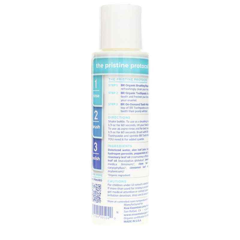 Organic Brushing Rinse Peppermint, 3 Oz, by Essential Oxygen, image #2