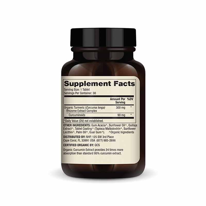 Organic Curcumin Extract, 30 Tablets, by Dr. Mercola, image #2