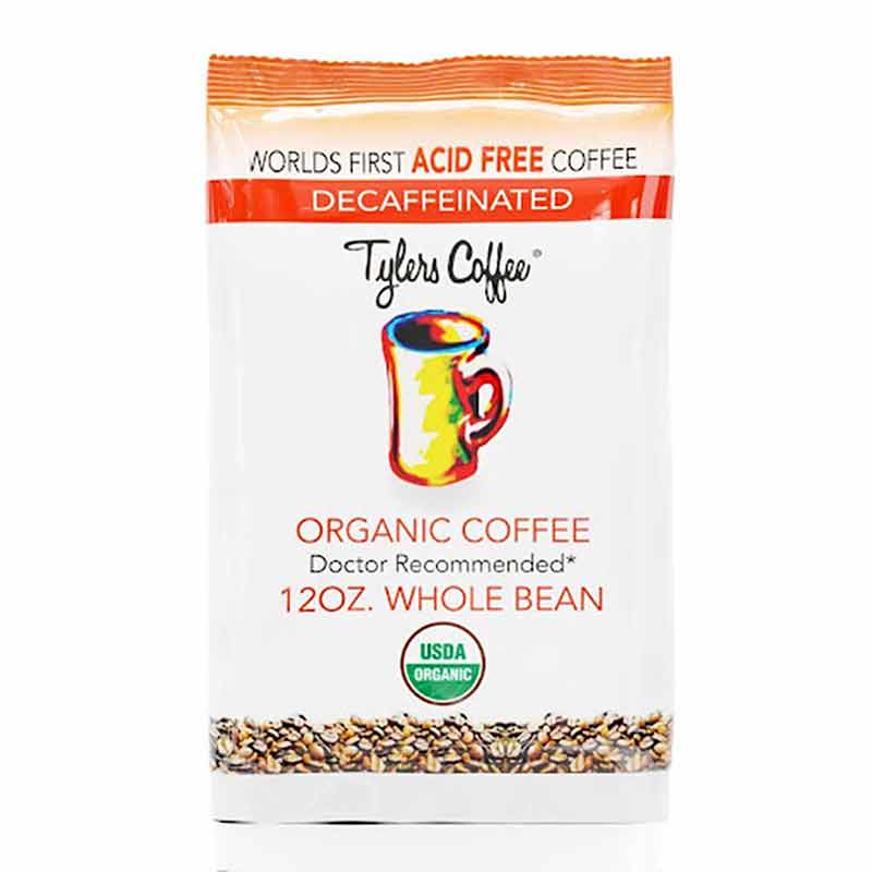 Organic Decaf Whole Bean Coffee, by Tylers Coffee