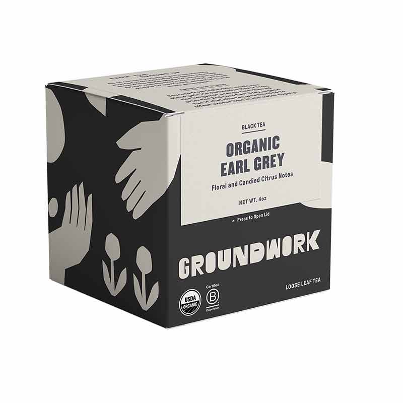 Organic Earl Grey Loose Leaf Tea, 4 Oz, by Groundwork Coffee
