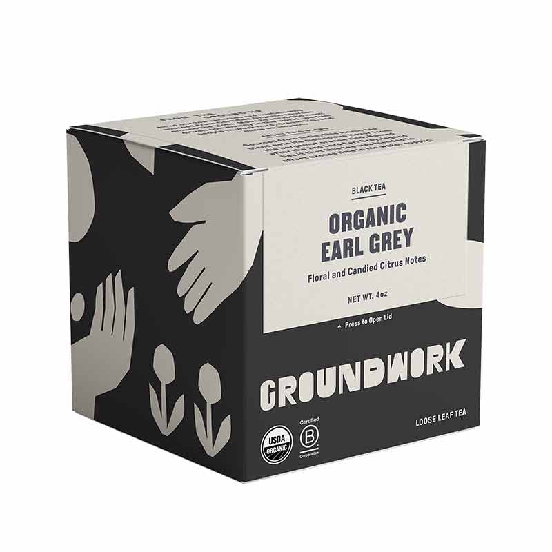 Organic Earl Grey Loose Leaf Tea, by Groundwork Coffee