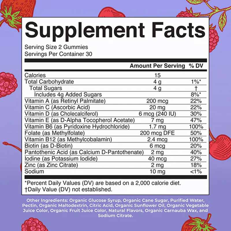 Organic Kids Multivitamin, 60 Gummies, by MaryRuth's Organics, image #2