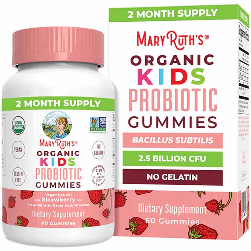 Organic Kids Probiotic, 60 Gummies, by MaryRuth's Organics
