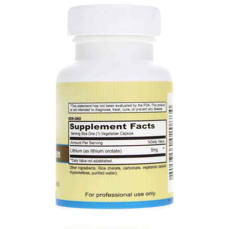 Organic Lithium (Orotate) 5 Mg, 100 Veg Capsules, by Priority One, image #2