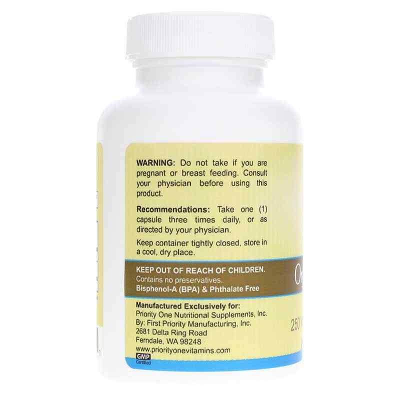 Organic Lithium (Orotate) 5 Mg, 250 Veg Capsules, by Priority One, image #3