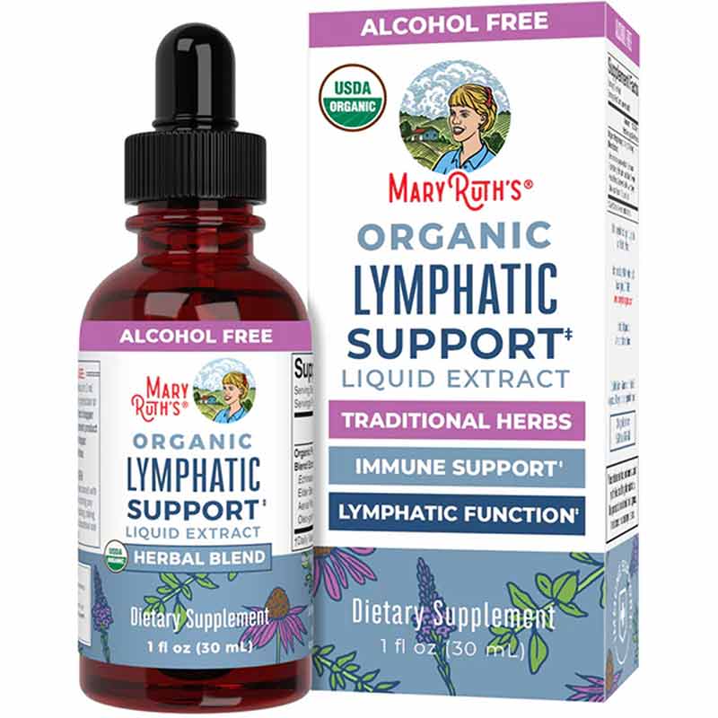 Organic Lymphatic Support Herbal Blend, 1 Oz, by MaryRuth's Organics