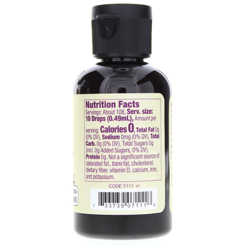 Organic Monk Fruit Liquid Sweetener, Vanilla, 1.8 Oz, by NOW Foods, image #2