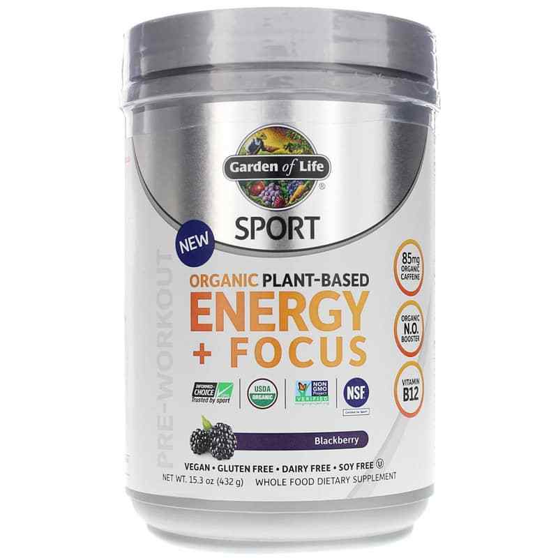 Organic Plant-Based Energy + Focus, by Garden of Life Sport