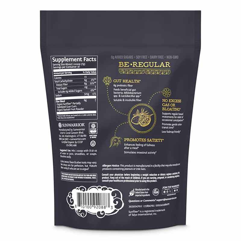 Organic Prebiotic Fiber Powder, by Sunwarrior, image #2