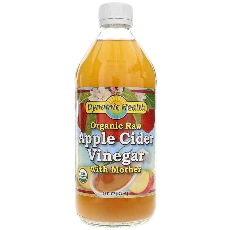 Organic Raw Apple Cider Vinegar with Mother, by Dynamic Health
