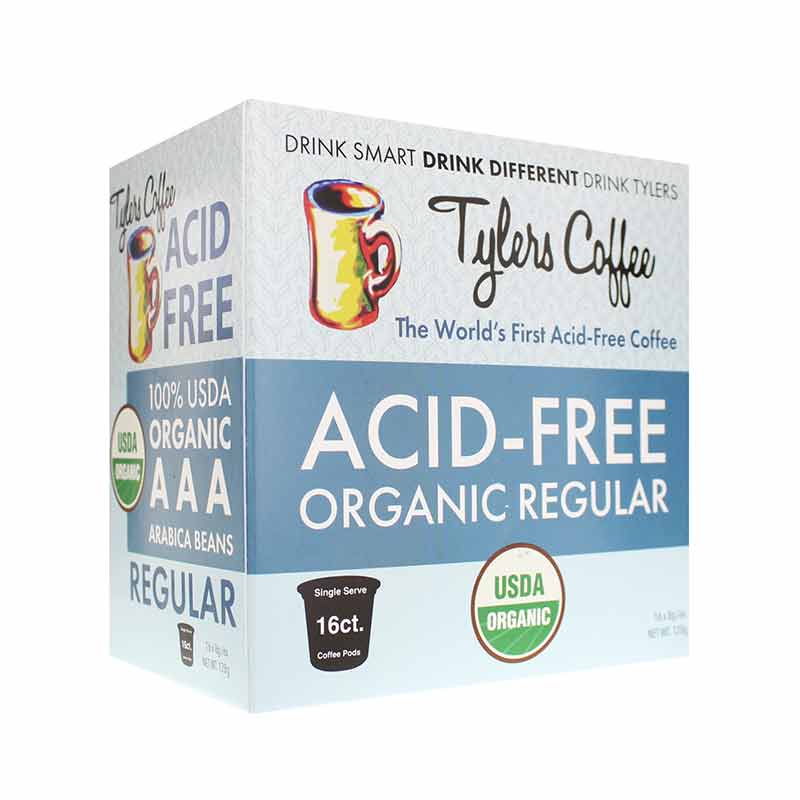 Organic Regular Coffee Single Serve, by Tylers Coffee