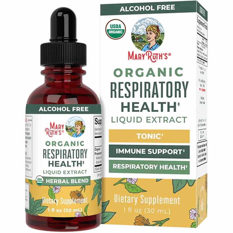 Organic Respiratory Health Herbal Blend, 1 Oz, by MaryRuth's Organics