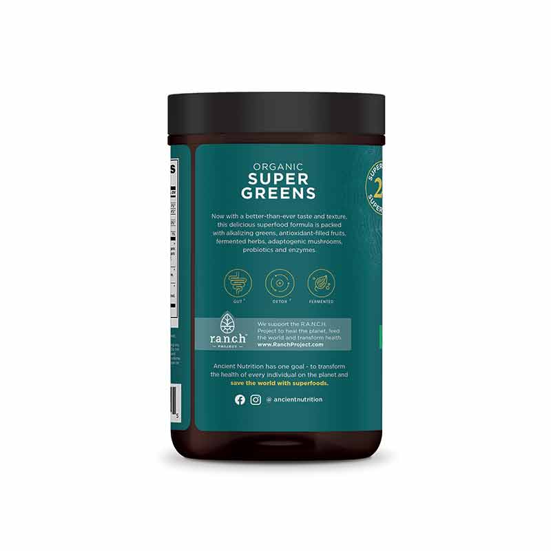 Organic Super Greens, Berry, 25 Servings, by Ancient Nutrition, image #3
